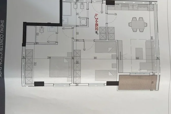 Tirane, shitet apartament 2+1+Ballkon Kati 4, 98 m² 97.850 € (Paskuqan)  (1000€/m²)