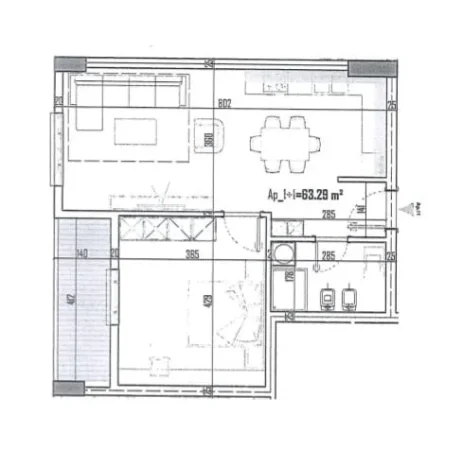 OKAZION  SHITET APARTAMENT  1+1  NE  PASKUQAN  76.503 EURO