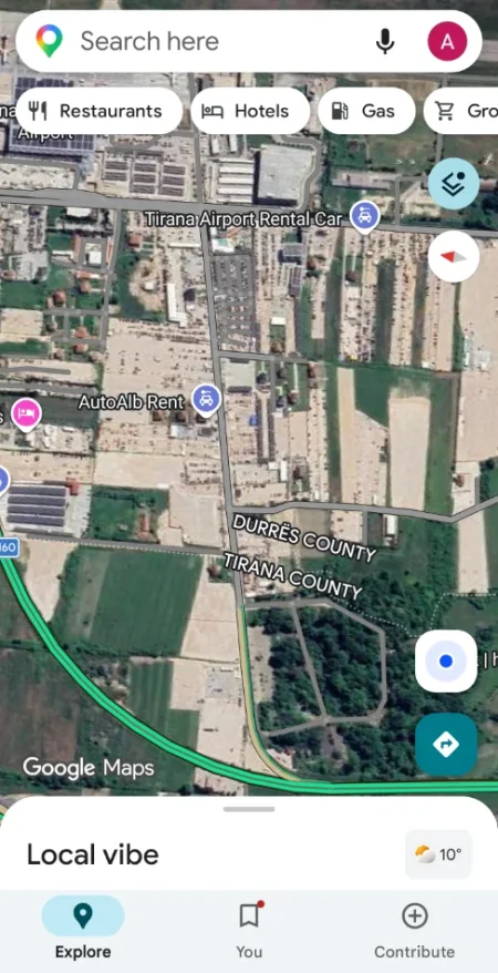 Tirane, shitet toke , 6.500 m² (Aeroport)