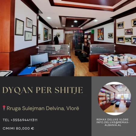 Vlore, shitet dyqan Kati 2, 39 m² 80.000 € (Rrua Sulejman Delvina, pran Gjykates, Vlore)
