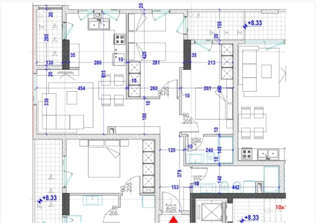 Tirane, shitet apartament 2+1 Kati 2, 100 m² 165.000 € (5 MAJI)