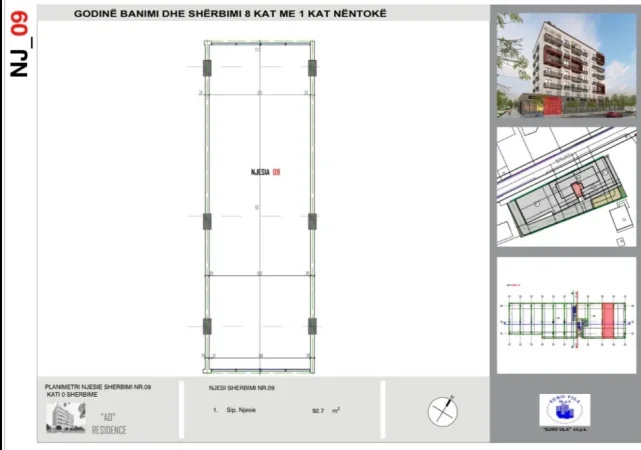 Tirane, shes ambjent biznesi Kati 0, 93 m² 231.750 € (Rruga Teuta)