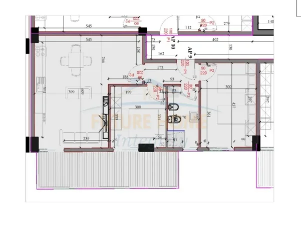 Tirane, shitet apartament 2+1 Kati 2, 100 m² 89.712 € (Paskuqan)