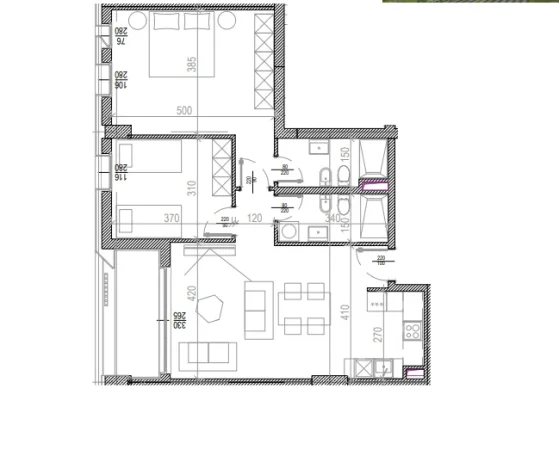 Tirane, shitet apartament 2+1 , 115 m² (river side residence - bulevardi gjergj fishta)