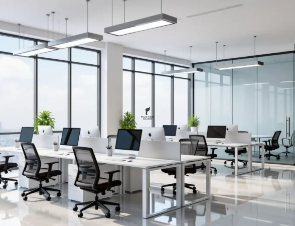 Tirane, jepet me qera zyre Kati 1, 185 m² 2.700 € (YZBERISHT)