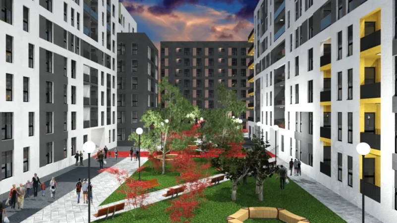 Tirane, shitet nga Pronari, pa-komision apartament 2+1+Ballkon Kati 3, 88 m² (casa italia)