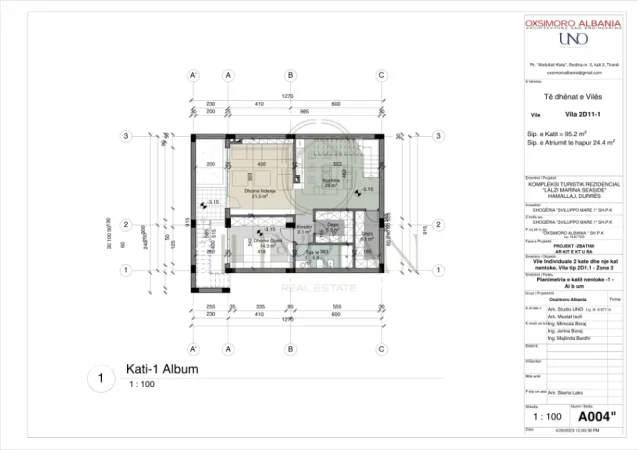 Vile 2-kateshe me tipologji 4+1 dhe verande te bollshme,Cmim sipas kerkeses