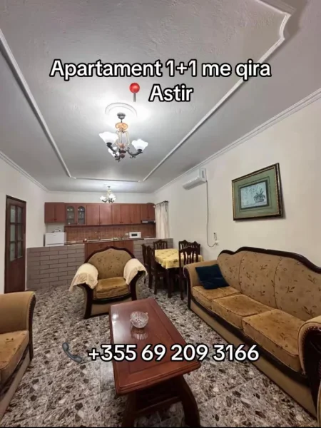 Tirane, jepet me qera apartament 1+1 , 68 m² 350 € (Astir)