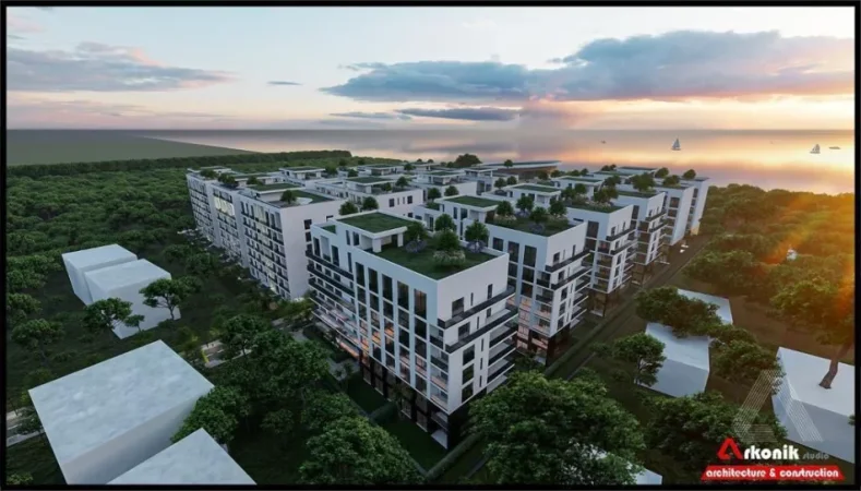 Durres, shitet apartament 1+1 Kati 6, 71 m² 128.300 € (Golem)