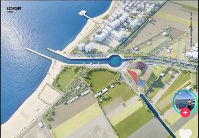 Qerret, shitet truall ne bregdet , 1.000 m² (qeret)