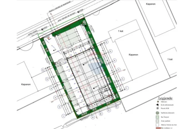 Tirane, shitet magazine , 1.400 m² 1.000.000 € (Prush)