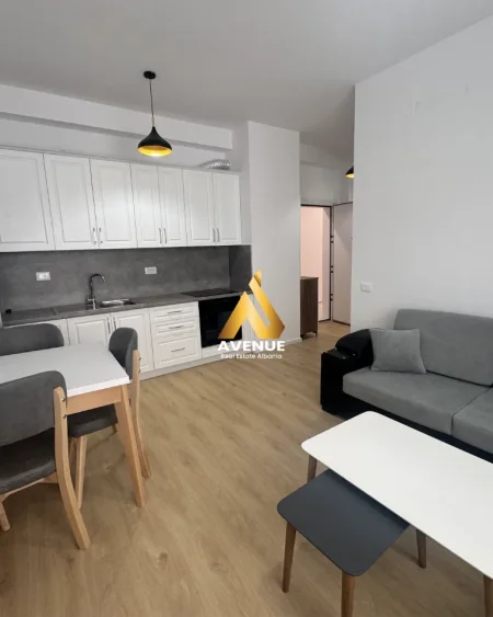 Tirane, jepet me qera apartament 1+1 Kati 7, 65 m² 450 € (Rezidenca Kadiu)