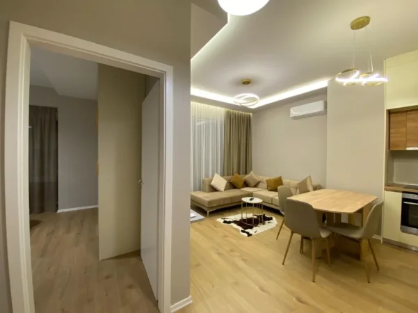 Tirane, jap me qera apartament 1+1+Ballkon Kati 6, 61 m² (Rruga Siri Kodra, Kompleksi Kontakt)