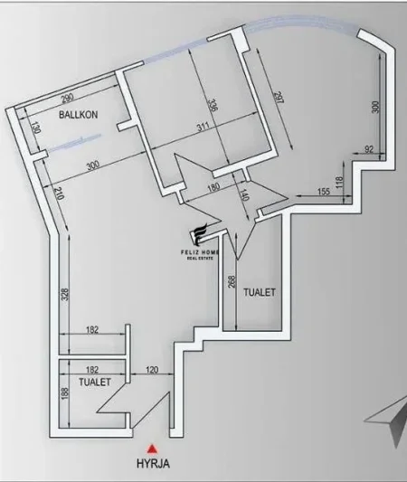 Tirane, jepet me qera zyre Kati 1, 95 m² 850 € (RRUGA E KOSOVAREVE)