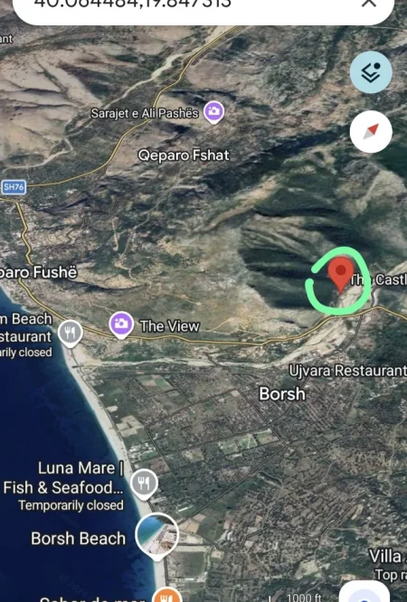 SUPER Tokë në Shitje 600 m2 📍Në Borsh - Te karburanti (Rruga e Lumit) 🔥 (79.000 EURO) ( super çmim)🔥100 m nga rruga Kryesore sa hyne te karburanti