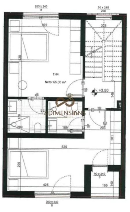 Tirane, shitet Vile 3 Katshe Kati 0, 360 m² 650.000 € (mjull bathore)