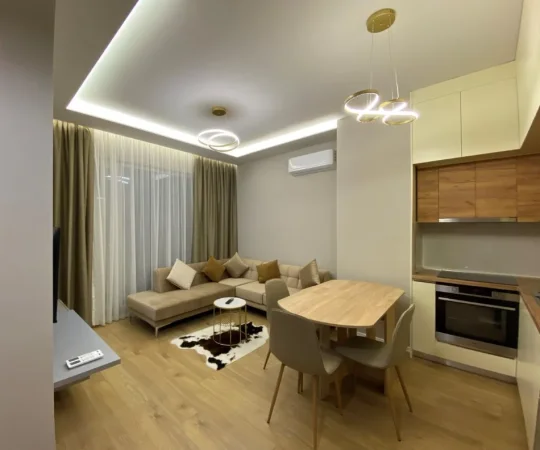 Tirane, jepet me qera apartament 1+1+Ballkon Kati 6, (Siri Kodra)