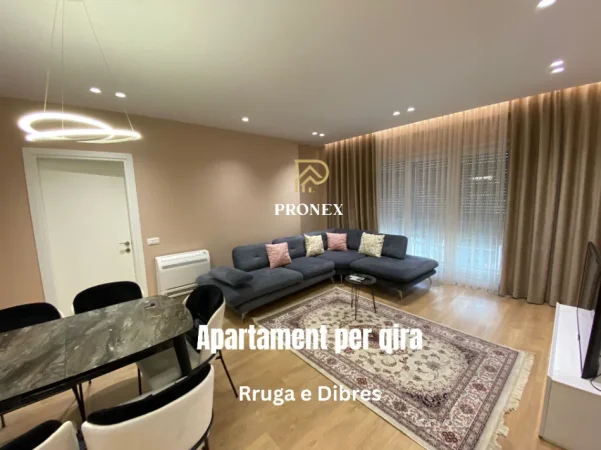 Tirane, jepet me qera apartament 2+1 , 75 m² 700 € (Rruga e Dibres)