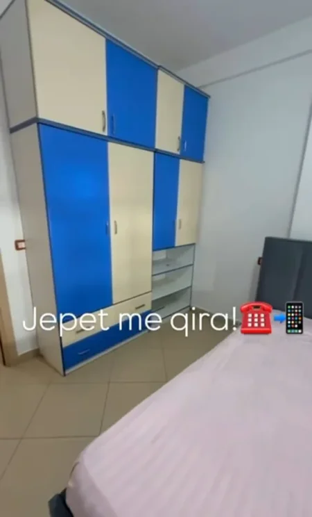 Jepet me qira apartament 1+1 ,Kati 2, 450 €  ne Yzberisht