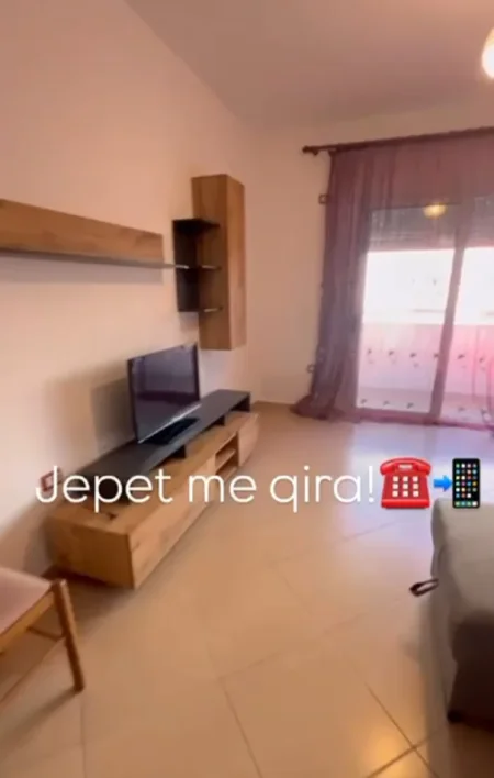 Jepet me qira apartament 1+1 ,Kati 2, 450 €  ne Yzberisht