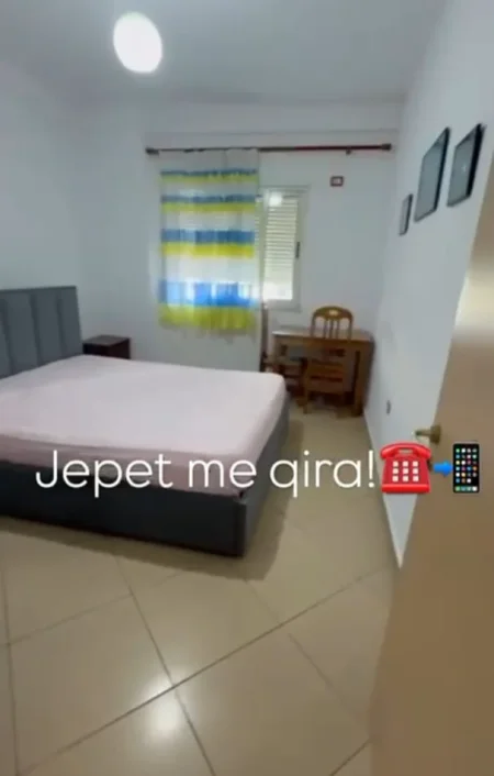 Jepet me qira apartament 1+1 ,Kati 2, 450 €  ne Yzberisht