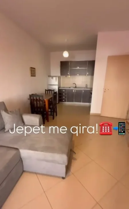 Jepet me qira apartament 1+1 ,Kati 2, 450 €  ne Yzberisht