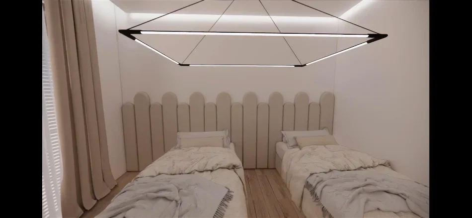 Tirane, jepet me qera apartament 2+1 Kati 6, 110 m² 750 € (kompleksi urban gate)