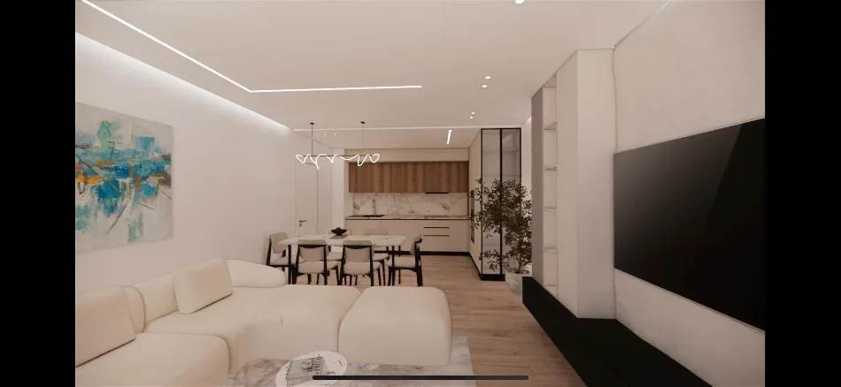 Tirane, jepet me qera apartament 2+1 Kati 6, 110 m² 750 € (kompleksi urban gate)