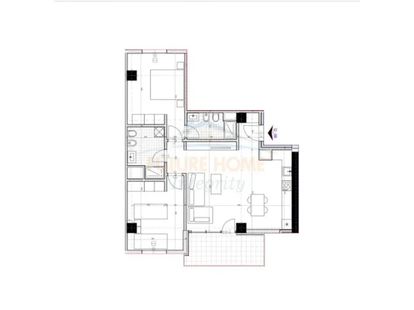 Tirane, shitet apartament 2+1 Kati 2, 114 m² 131.200 € (Unaza e Re)