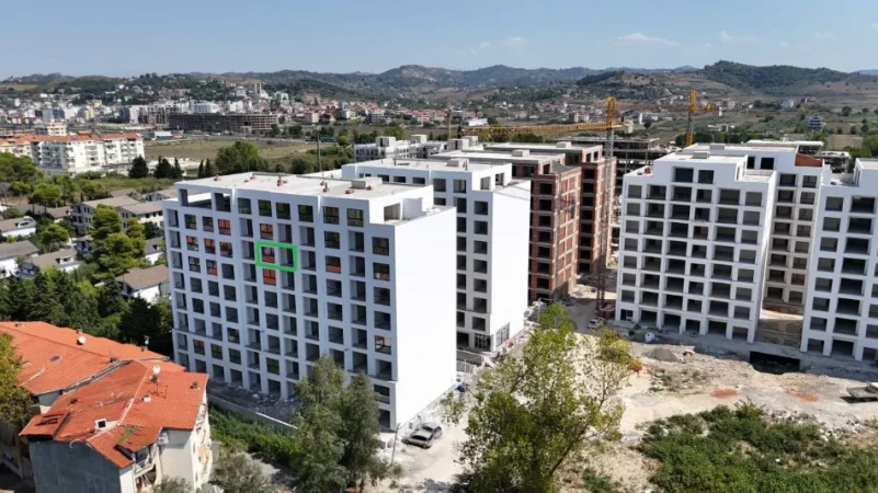 Durres, shitet apartament 1+1+Aneks+Ballkon Kati 8, 72 m² 128.300 € (Mali Robit)