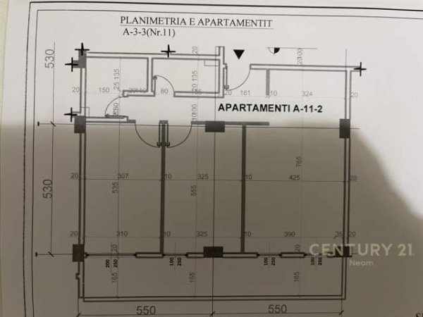 Shqiperi, shitet apartament 2+1 Kati 5, 120 m² 115.000 Euro (pallatet Cabej)