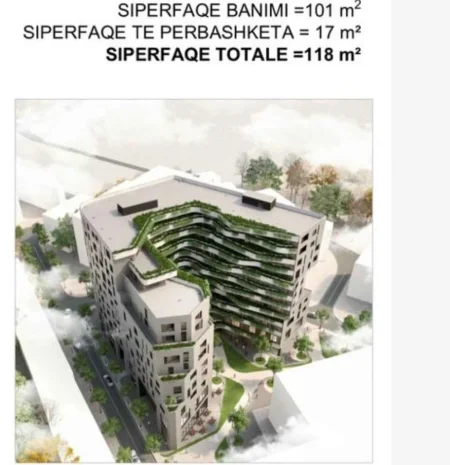 Tirane, shitet apartament 2+1+Ballkon Kati 3, 118 m² 325.000 € (Vasil Shanto)