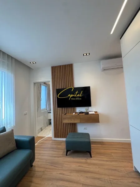 Tirane, jepet me qera apartament 1+1 Kati 9, 50 m² 650 € (KOMPLEKSI DELIJORGJI)