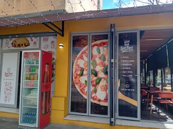Tirane, Shitet fast food piceri biznesi me kuzhine te re dhe tavolinat e reja