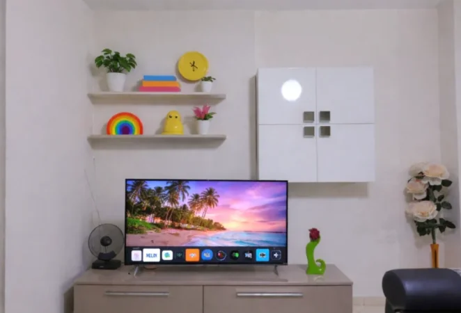 Tirane, jepet me qera apartament 1+1+Ballkon Kati 7, 60 m² 400€ (Bulevardi Migjeni Astir, tek bar Greis)