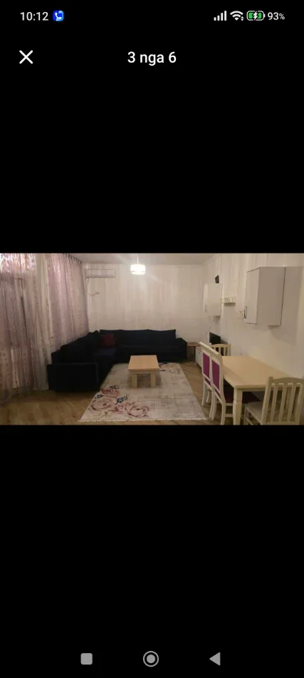 Tirane, jepet me qera apartament 1+1+Ballkon Kati 8, 64 m² 400 € (Kompleksi fratari)