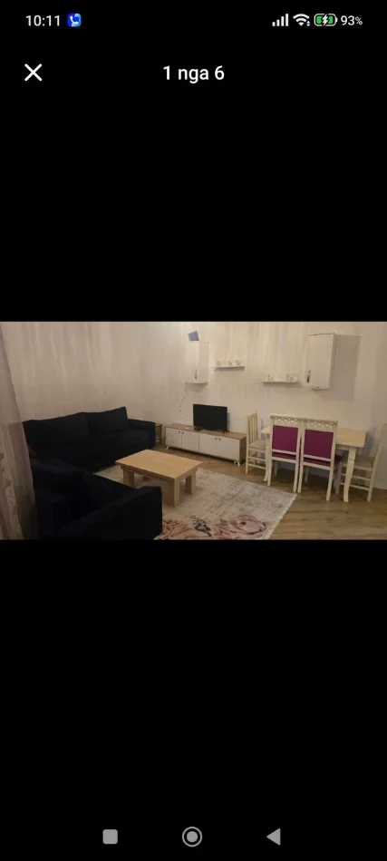Tirane, jepet me qera apartament 1+1+Ballkon Kati 8, 64 m² 400 € (Kompleksi fratari)