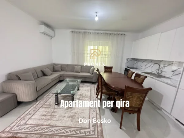 Tirane, jepet me qera apartament 1+1 Kati 1, 110 m² 600 € (Don Bosko)