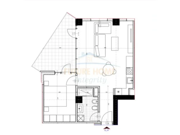 Tirane, shes apartament 2+1 Kati 2, 114 m² 131.200 € (Unaza e Re)