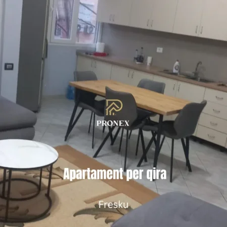 Tirane, jepet me qera apartament 1+1 Kati 2, 60 m² 400 € (Fresku)