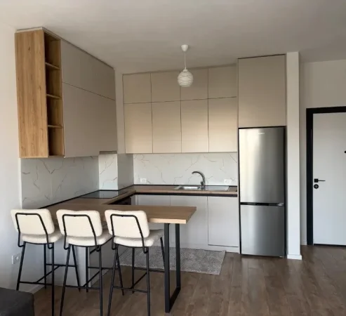 Tirane, jepet me qera apartament 1+1 Kati 2, 63 m² 395 € (Kamez)