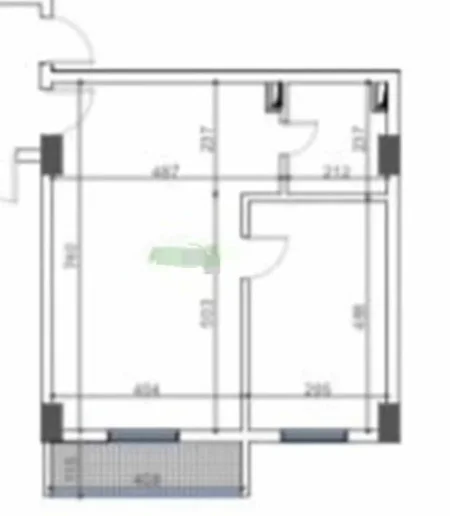 Durres, shes apartament 1+1 Kati 5, 63 m² 86.600 € (Durres)