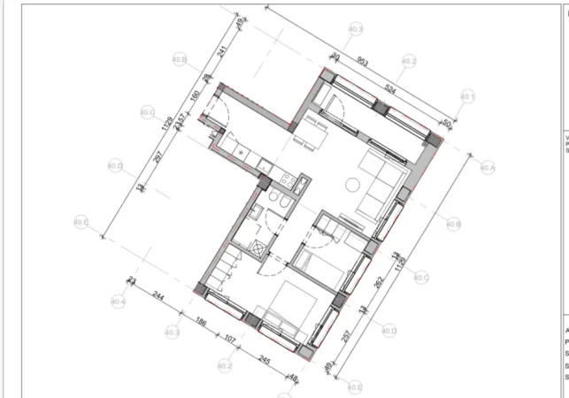 Tirane, shes apartament 2+1+Ballkon Kati 2, 145.000 € (Pasho Hysa,Kompleksi Mangalem21)