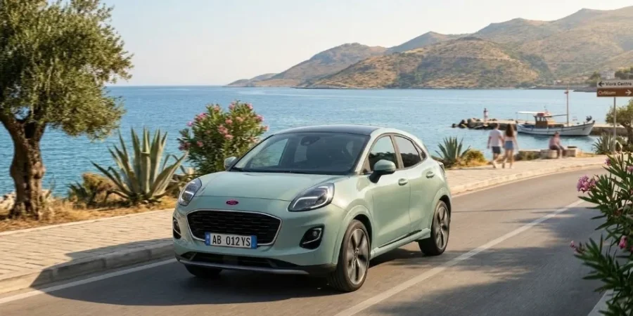 Vlore, jap me qera makine Ford Puma benzine, automatik kondicioner 45 €