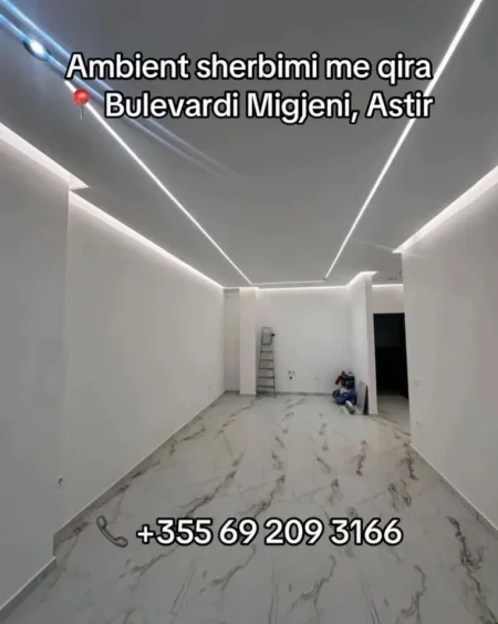 Tirane, jepet me qera ambjent biznesi Kati 1, 70 m² 600 € (Bulevardi Migjeni)