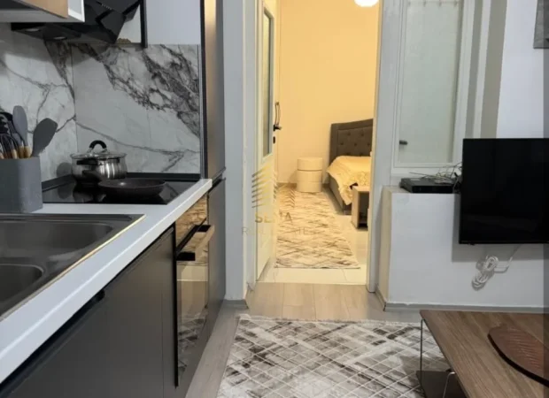 Tirane, jepet me qera apartament 1+1 Kati 1, 50 m² 430 € (Shkolla e Bashkuar)