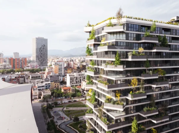 Tirane, jepet me qera zyre Kati 9, 100 m² 3.500 € (Vertical Forest)