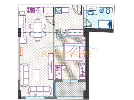 Tirane, shitet apartament 1+1 Kati 1, 73 m² 146.000 € 
