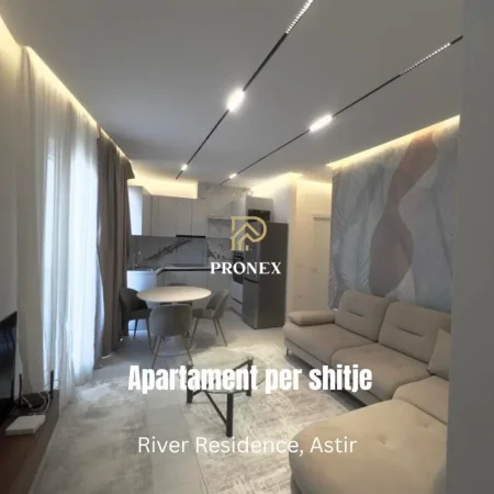 Tirane, shitet apartament 1+1 Kati 9, 68 m² 180.000 € (River Residence, Astir)