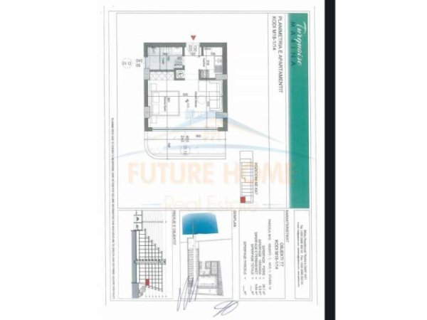 Durres, shitet apartament Kati 1, 45 m² 77.700 Euro (GJIRI I LALZIT, DURRES)